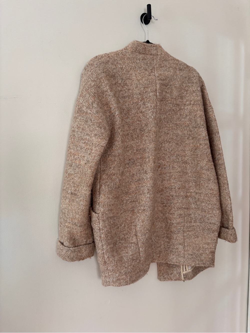 Frank & Oak Beige-Tan Open Knit Cardigan - Picture 2 of 3
